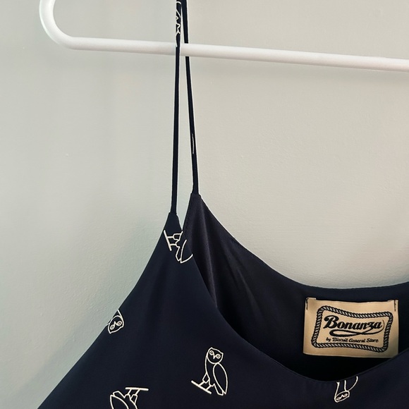 Navy tunic length top/dress - Picture 2 of 3